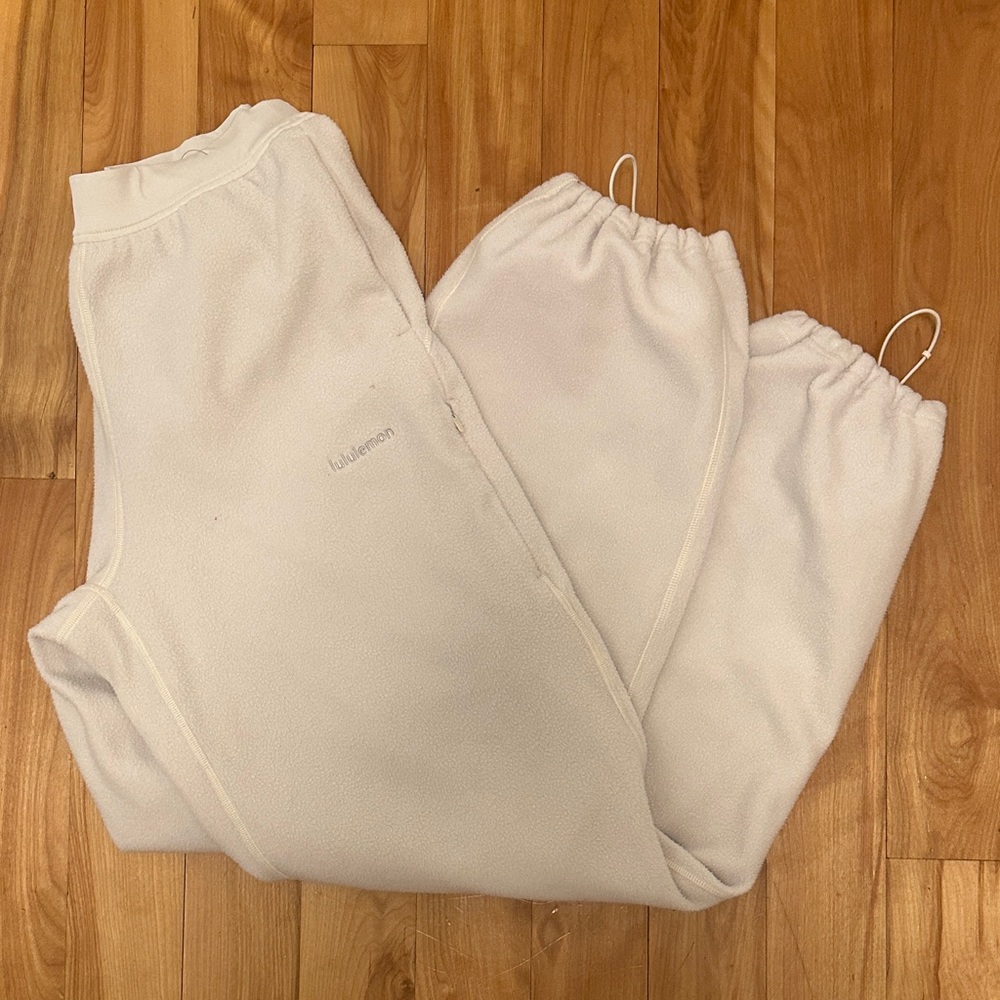 lululemon athletica Baggy Wide Leg Fleece Pants Sz S